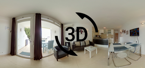 360° Panono-Fotos der Ferienwohnung Hibiscos 2, Nerja, Costa del Sol, Andalusien, Spanien