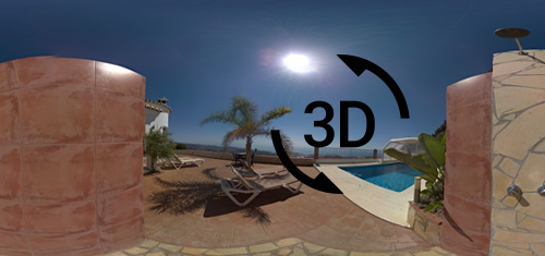 Link zu den 360° Kugel-Panoramafotos vom Ferienhaus Villa Casa Almendros, Sayalonga